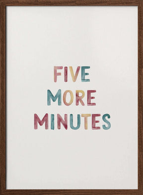 Five More Minutes Poster