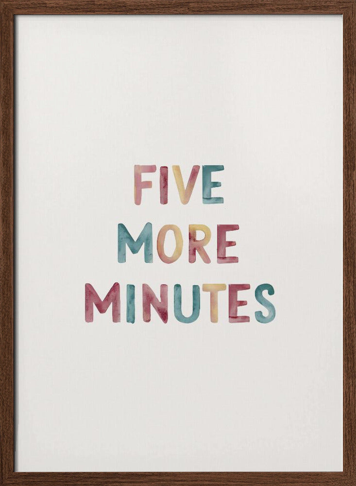 Five More Minutes Poster