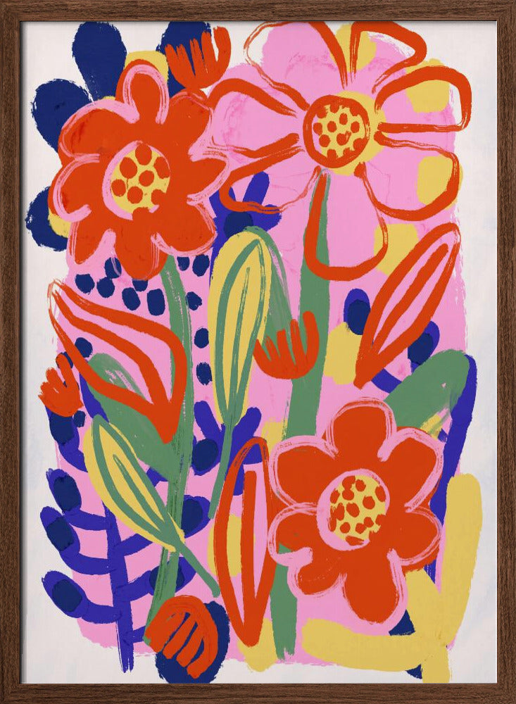 Summer Flowers No 2 Poster