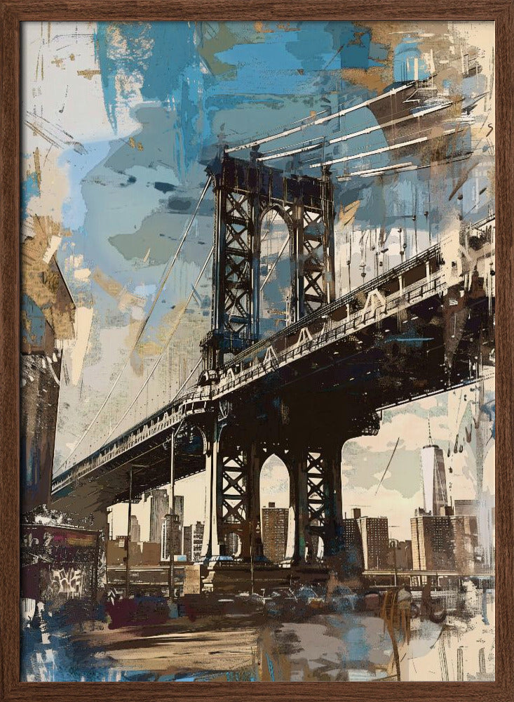 Manhattan Bridge - New York Poster