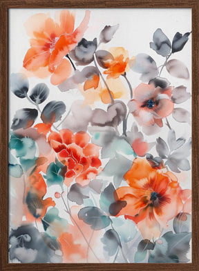 Watercolor Floral No. 2 Poster