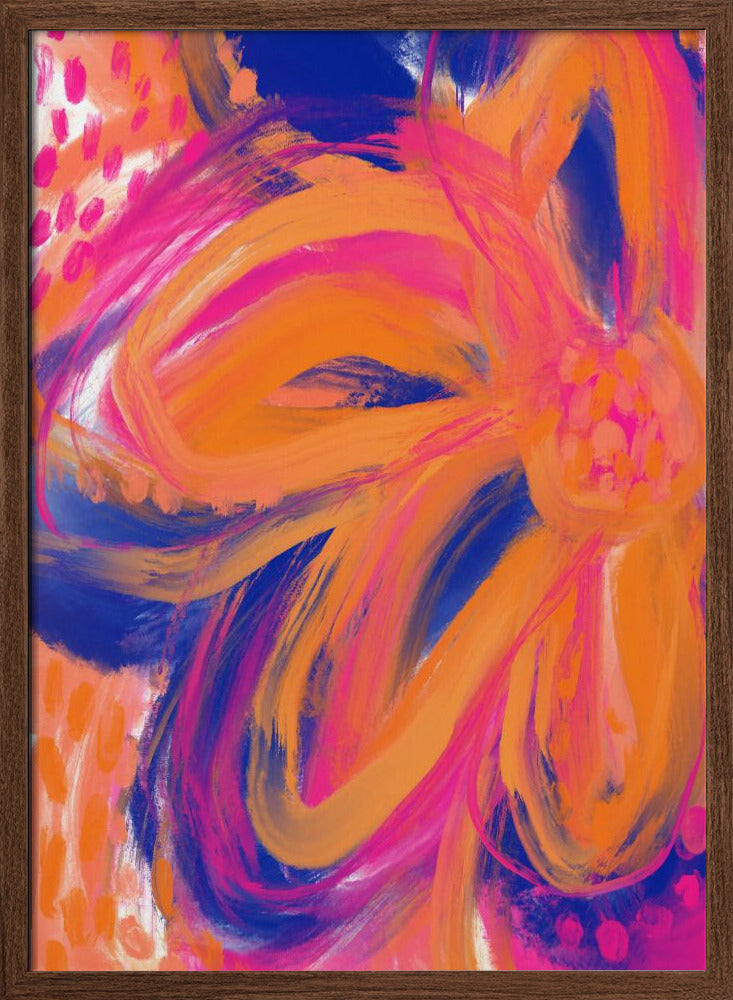 Wild Flower Impression Poster