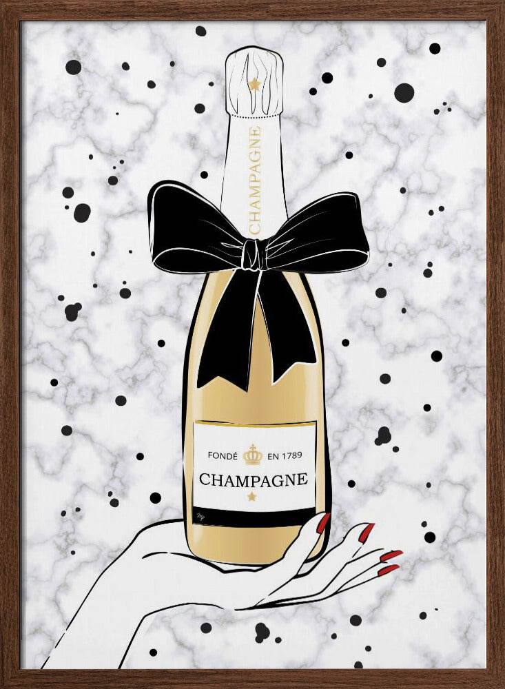 Holding Champagne Poster