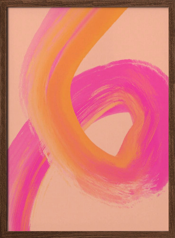 Color Strokes No 13 Poster