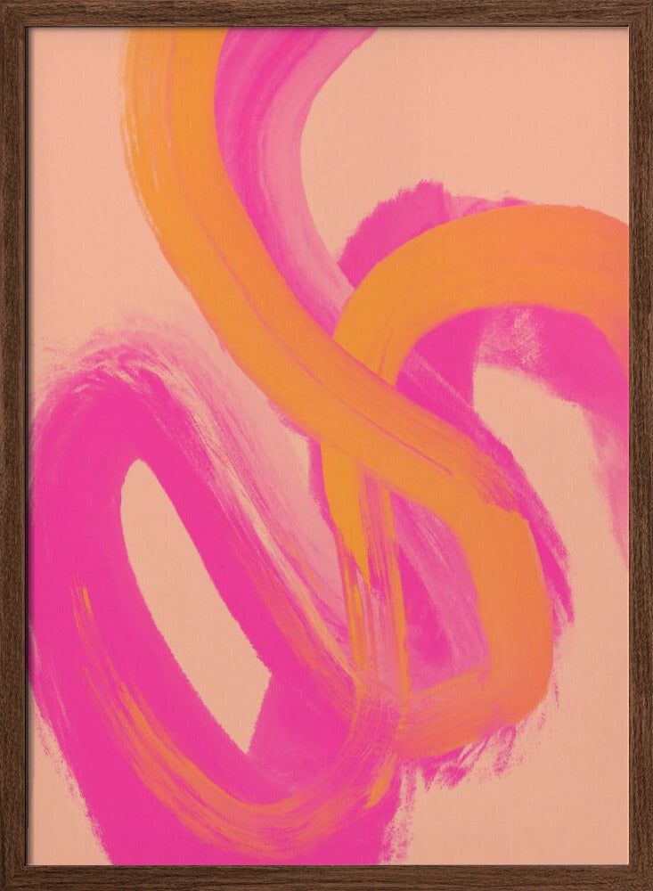 Color Strokes No 14 Poster