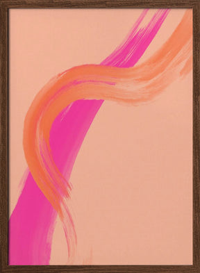 Color Strokes No 16 Poster