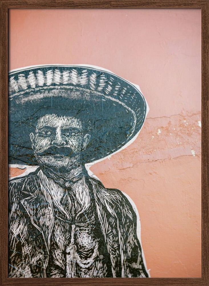 Mexican wall art in Oaxaca Poster