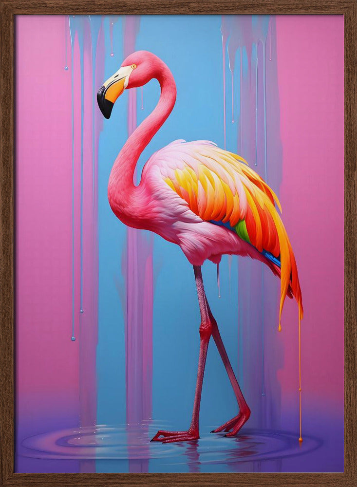 Flamingo Pop Art Poster