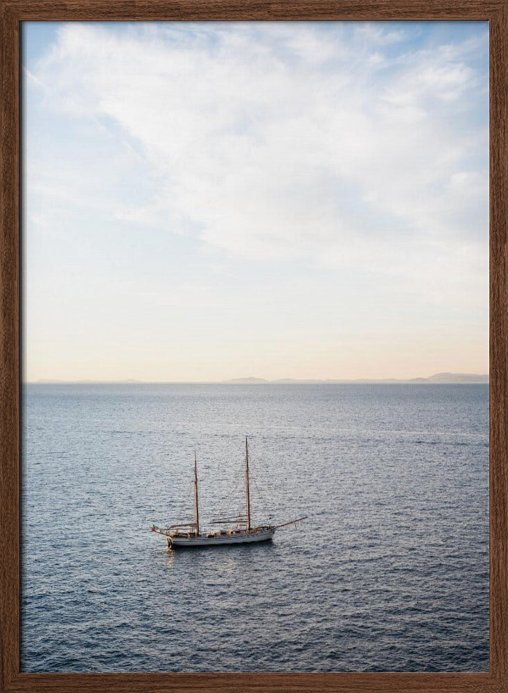 Amalfi Coast Sailing | Italy Travel Photography Poster