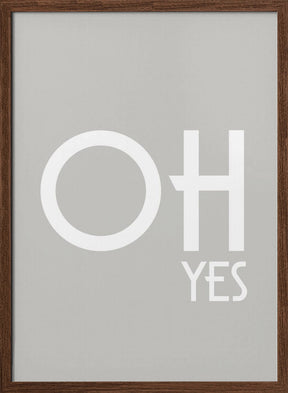 Oh Yes Griratio 2x3 Print By Bohonewart Poster