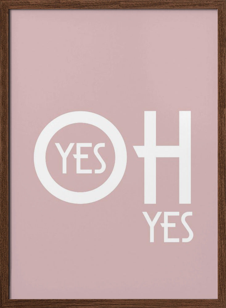 Oh Yes 1ratio 4x5 Print By Bohonewart Poster