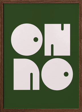 Oh No Green.psdratio 3x4 Print By Bohonewart Poster