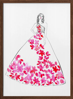 Oleta fashion illustration Poster