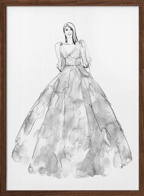 Fini fashion illustration Poster