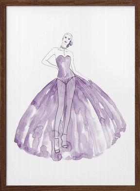 Beren fashion illustration Poster