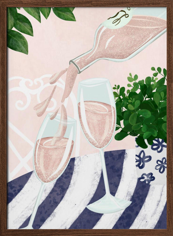 Sparkling rosé Poster