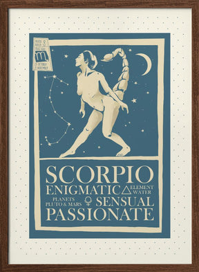 Scorpio Print Poster