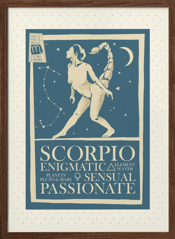 Scorpio Print Poster