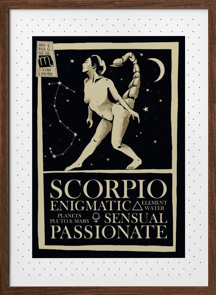 Scorpio Print Poster