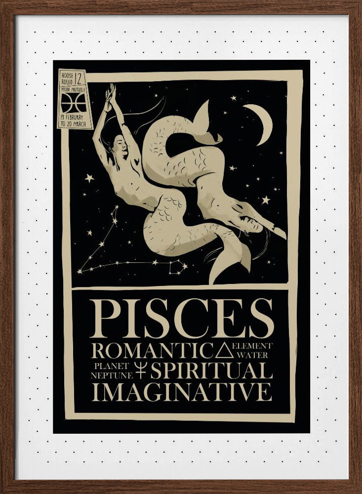 Pisces Print Poster