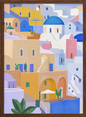 Santorini, Greece Poster