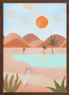 Desert Oasis Poster