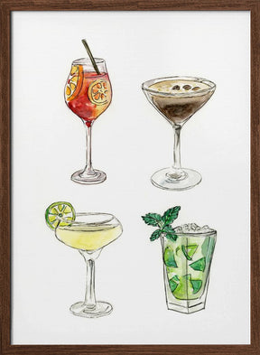 Cocktails Poster