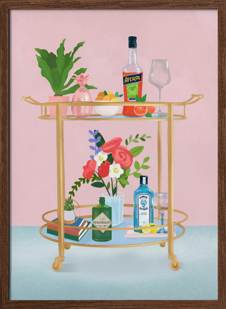 Bar Cart Poster