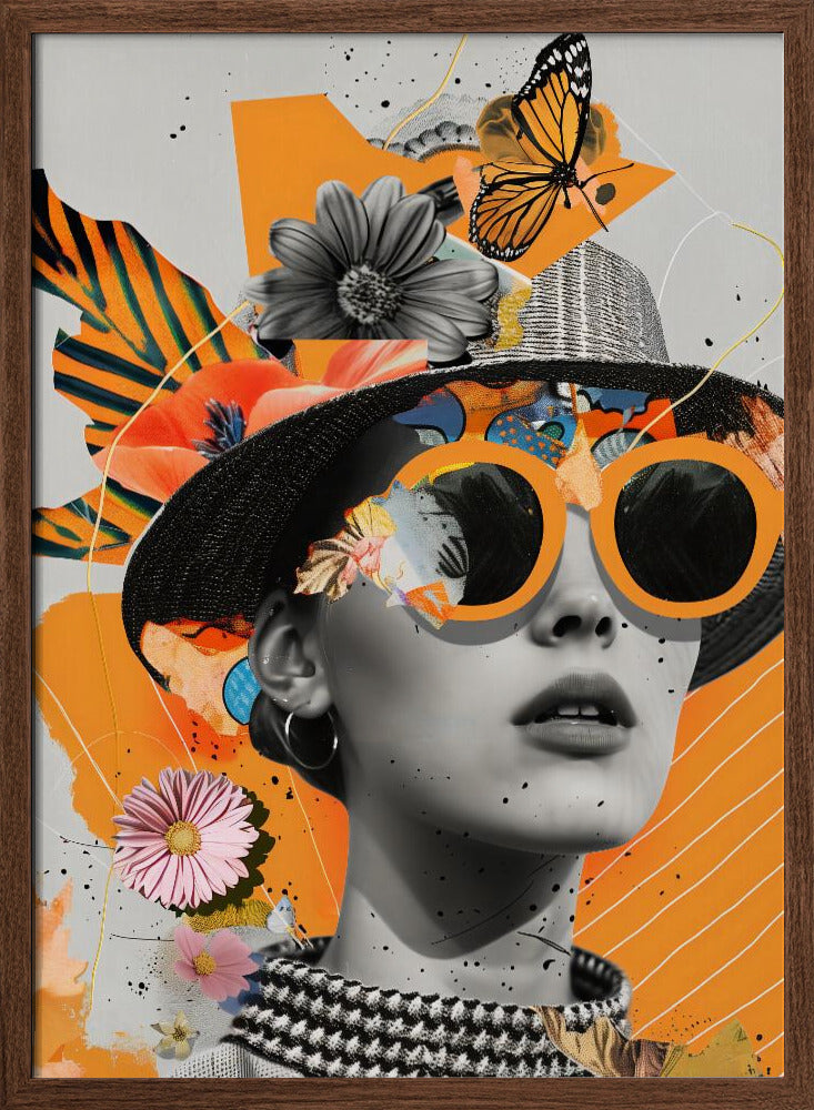 The Collage Girl No 1 Poster