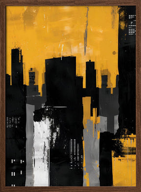 Big City Skyline Poster