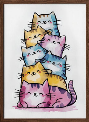 Happy Cats Poster