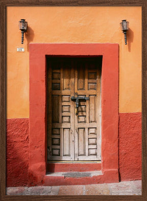 San Miguel de Allende Door | Mexico Travel Photography Poster