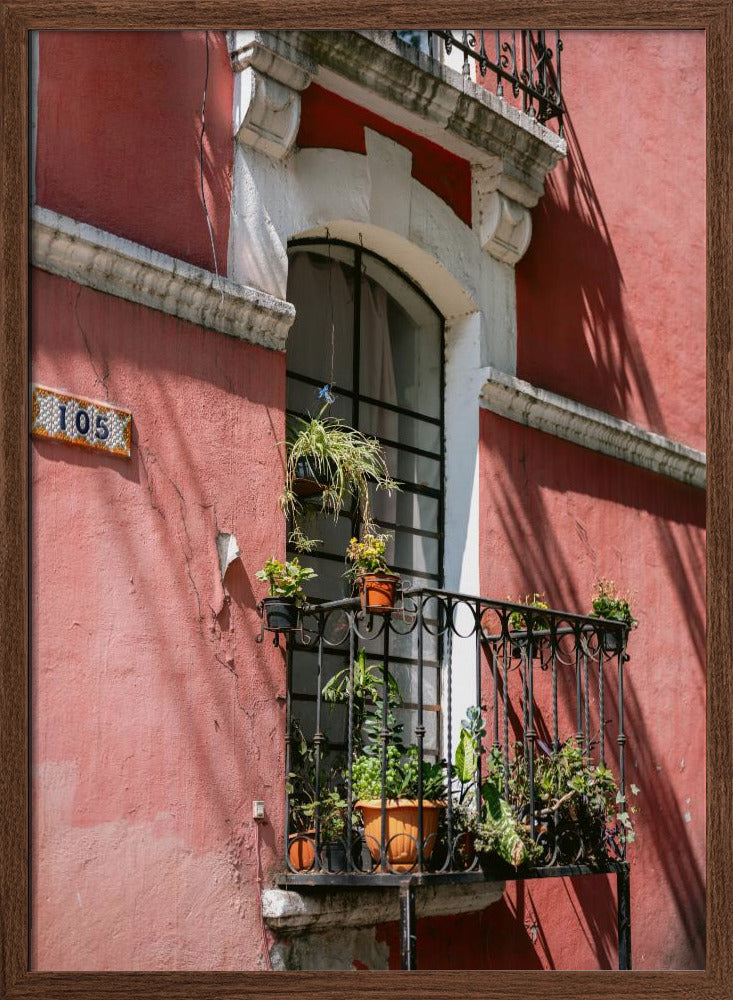 Mexico City Window Poster