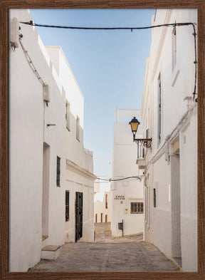 The White town of Vejer de La Frontera Poster