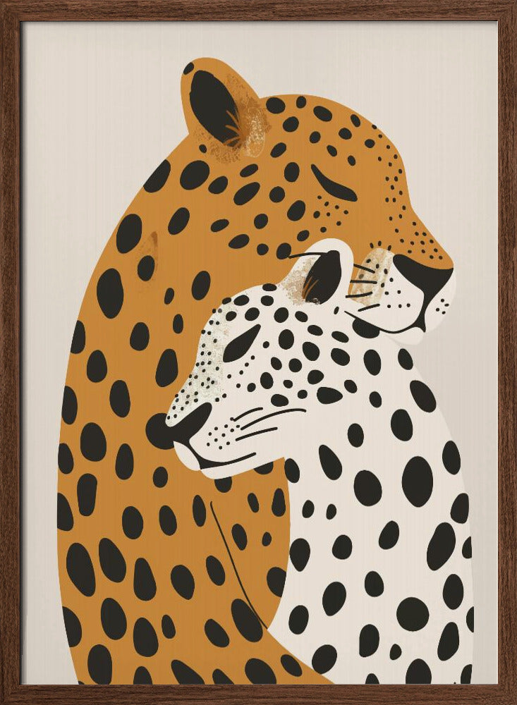 Leopard Mom Poster