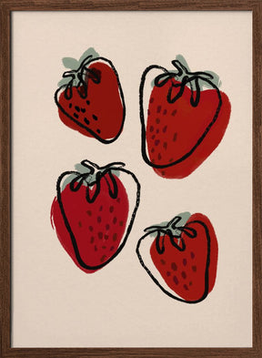 Strawberries Poster