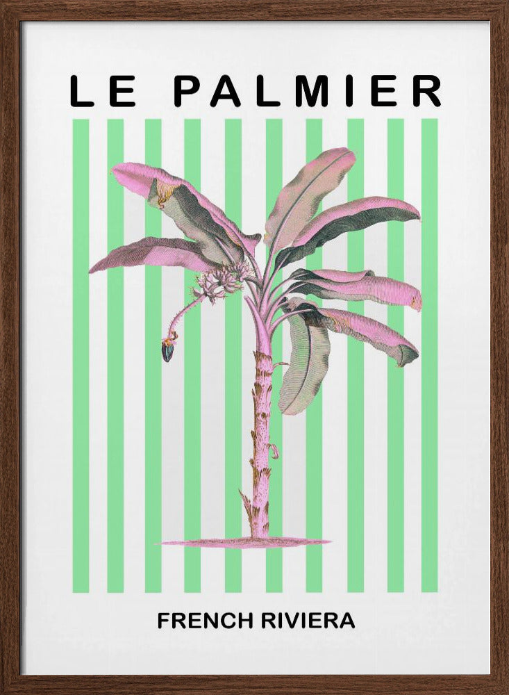 Stripedpalmpurplepink Ratioiso Poster