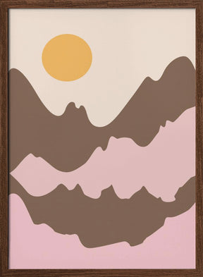 Abstractsunset Ratioiso Poster