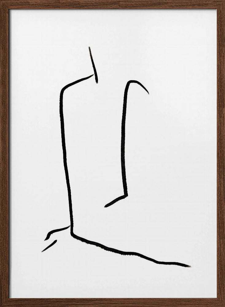 Bwwomanlineart Ratioiso Poster