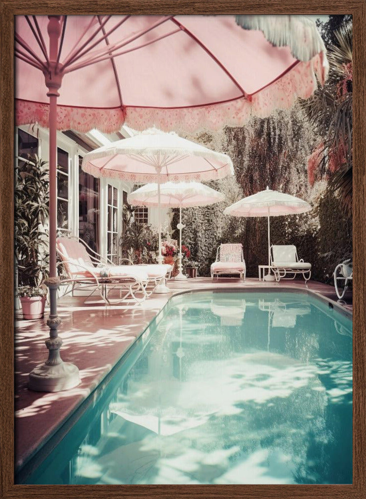 Glam Pool Life Poster