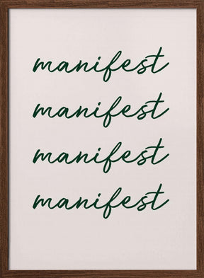 Manifestgreen Ratio2x3 Poster