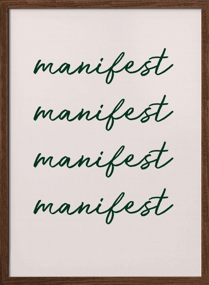 Manifestgreen Ratio2x3 Poster