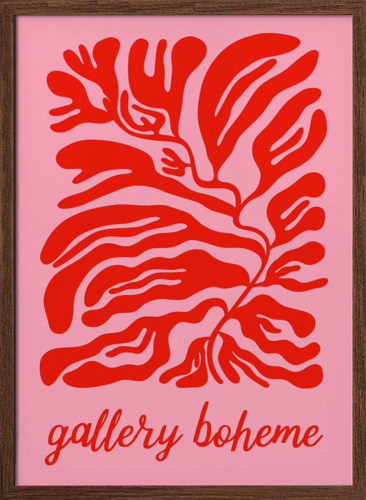 Pinkredgalleryboheme Ratioiso Poster