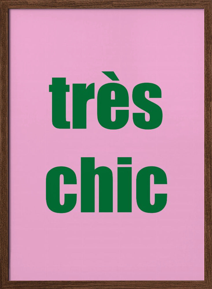 Treschicpinkgreen Ratioiso Poster