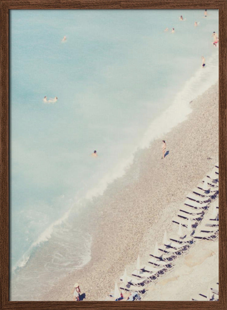 French Riviera Beach Poster