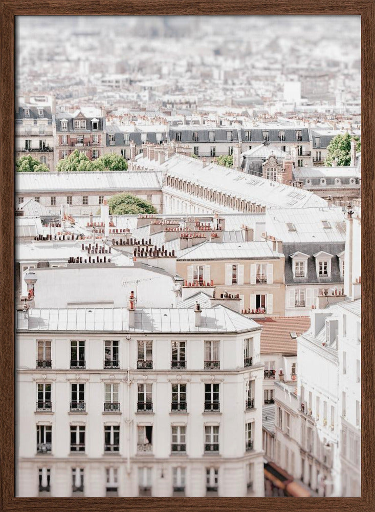 Parisrooftopsv Ratioiso Poster