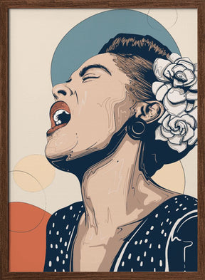 Billie Holiday Portrait Poster