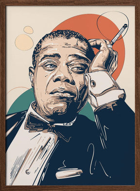 Louis Armstrong Portrait Poster