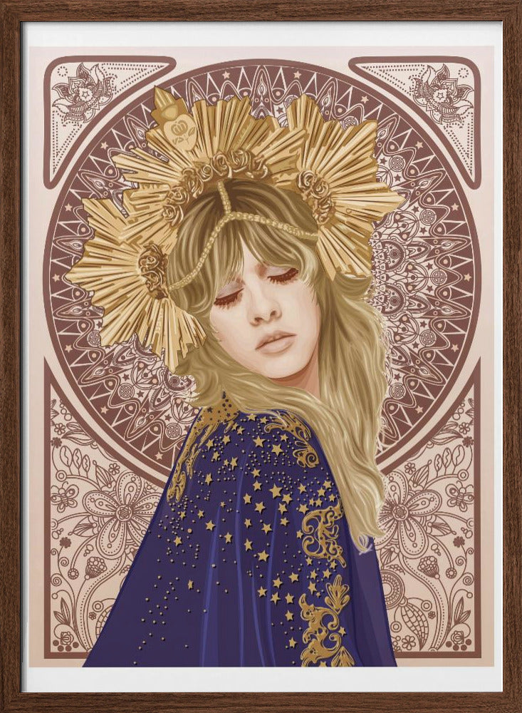 Stevie Nicks Mucha Poster