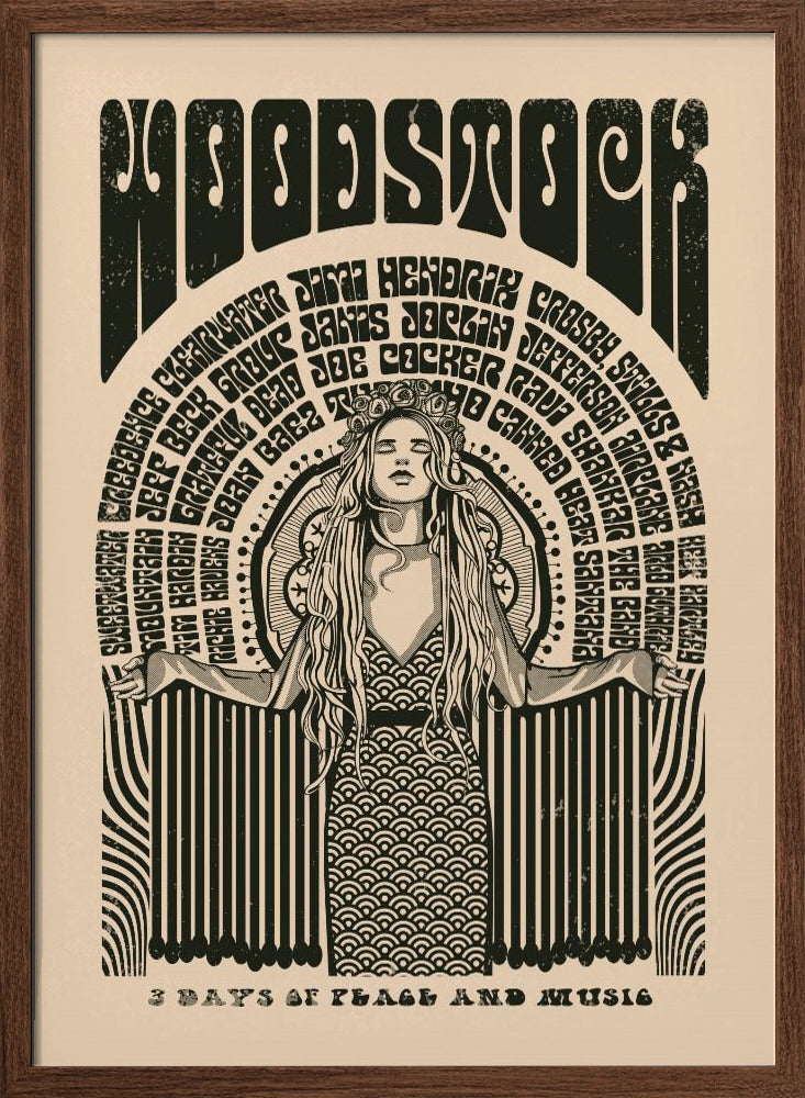 Woodstock Vintage Poster